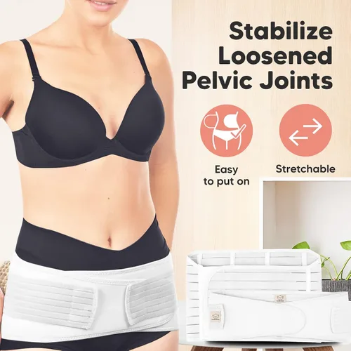 Miniatura 7 de 3 en 1 Soporte Posparto para el Abdomen. Banda para el vientre para etapa posnatal, embarazo, maternidad, fajas moldeadoras de cuerpo para mujeres