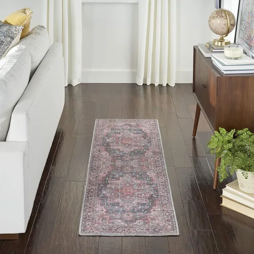 Miniatura 35 de Nourison Home New Concept - Alfombra lavable de 2 pies 2 pulgadas x 8 pies, fácil de limpiar, no se desprende, para dormitorio, sala de estar