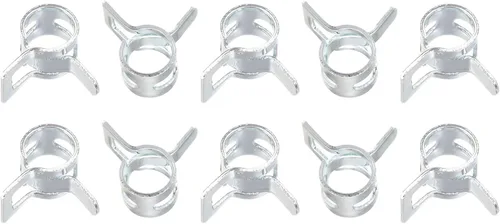 Miniatura 13 de uxcell Abrazadera de tubo de manguera de vacío de combustible de acción de 0.315 in, abrazadera de tubo de manguera de vacío de 0.315 in, abrazadera