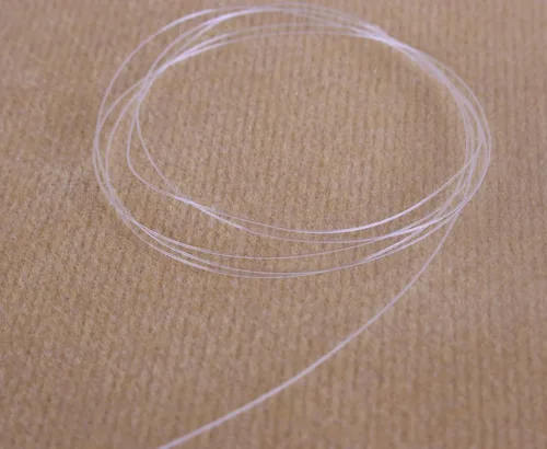 Miniatura 3 de KONMAY - Alambre de pesca transparente con estuche, 50 m de línea de pesca de nylon monofilamento de 0,7 mm, hilo invisible para colgar adornos