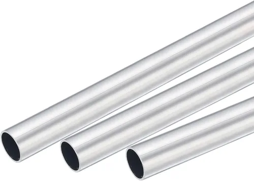 Miniatura 36 de uxcell Tubo redondo de aluminio 6063 0.157 in OD 0.118 in diámetro interior 11.811 in longitud tubería