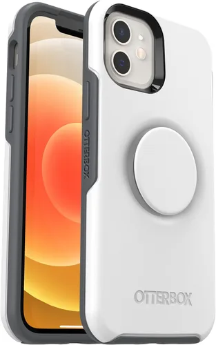 Miniatura 10 de OtterBox + Funda Pop Symmetry Series para iPhone 12 Mini (no 12, Pro, Pro Max) Embalaje no minorista - Transparente