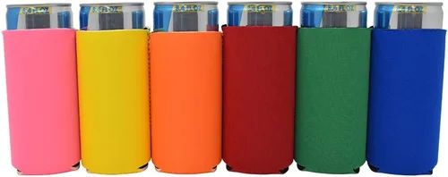 TahoeBay - Fundas enfriadoras de latas de 8.4 onzas para bebidas energéticas pequeñas, cerveza, refrescos, aislantes de neopreno para bebidas de
