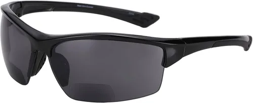 Miniatura 5 de Mass Vision "The Skillful" - 2 pares de lentes de sol bifocales polarizados unisex ligeros Negro/Open Road Blue