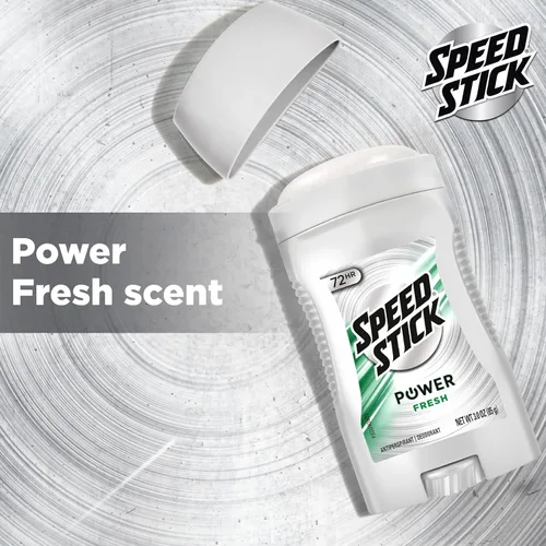 Miniatura 5 de Speed Stick Desodorante para hombre, fresco, 3 onzas, paquete de 4
