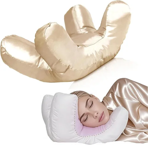 Almohada Facial, Almohadas Faciales Antiarrugas Beauty Face, Almohada de Masaje Boca Abajo, Anti Arrugas-Envejecimiento y Prevención de Líneas de