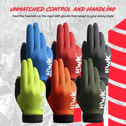 Miniatura 6 de HWK - Guantes de motocicleta para hombres y mujeres, motocross, conducción táctica, ciclismo, carreras de motocicletas, guantes multiusos