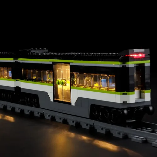 Miniatura 4 de BRIKSMAX Kit de iluminación LED para tren de pasajeros LEGO-60337 Express - Compatible con el modelo de bloques de construcción de Lego City,