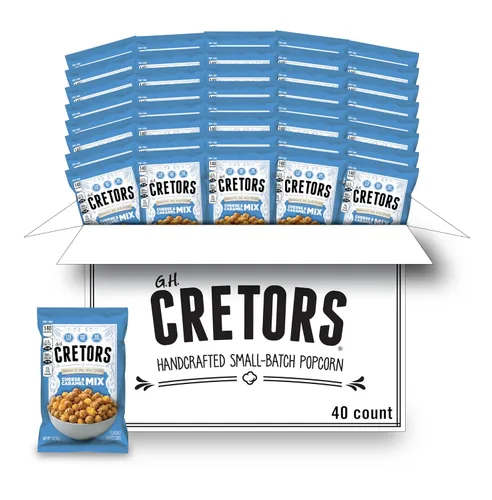 Miniatura 9 de G.H. Cretors Palomitas de maíz con caramelo gourmet - Queso irresistible y rico sabor a caramelo en prácticas bolsas individuales, 7.5 onzas