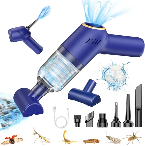 Atrapa insectos para adultos, trampa para atrapa arañas e insectos, aspiradora de mano recargable, succión fuerte para insectos apestosos, polilla