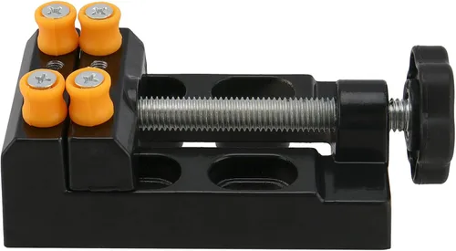 Miniatura 4 de KEILEOHO 4 piezas de mini abrazadera de banco de banco, tornillo de mesa ajustable universal para prensa de taladro, fabricación de joyas