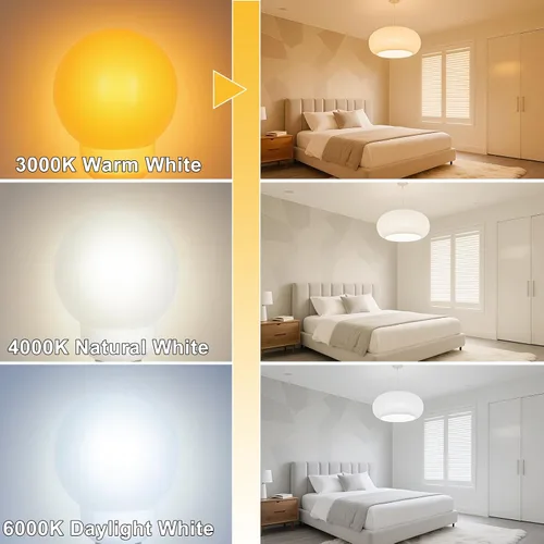 Miniatura 6 de Bombilla LED de 3000 K, luz blanca cálida para candelabro E12, bombillas de 110 V 3 W G14/G45, bombillas pequeñas 25 W equivalente a 260 lúmenes
