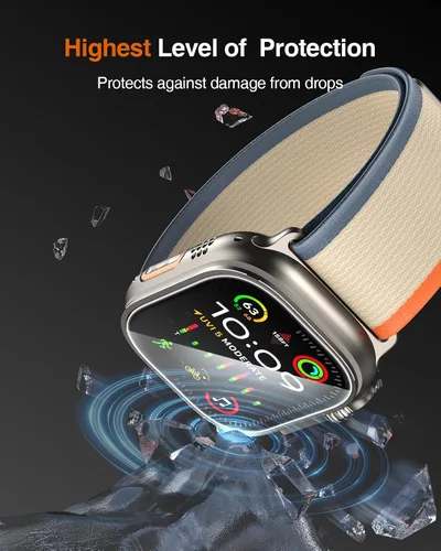 Miniatura 3 de LK 6 Pack para Apple Watch Ultra 2 Protector de Pantalla 49mm / Apple Watch Ultra [Herramienta de Instalación Incluida] Protector de Pantalla Azul