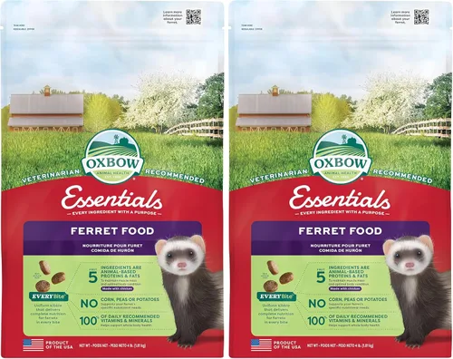 Miniatura 12 de Oxbow Essentials comida para hurones, fórmula rica en vitaminas y minerales para hurones, alto contenido en proteínas y grasas, productos