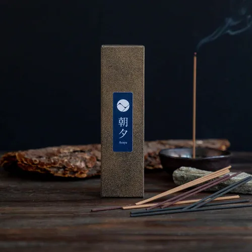Miniatura 3 de Asayu Japan Variedad de varillas de incienso - 5 fragancias naturales, 20g, 100% hechas en Japón Paquete de muestra de incienso - para yoga