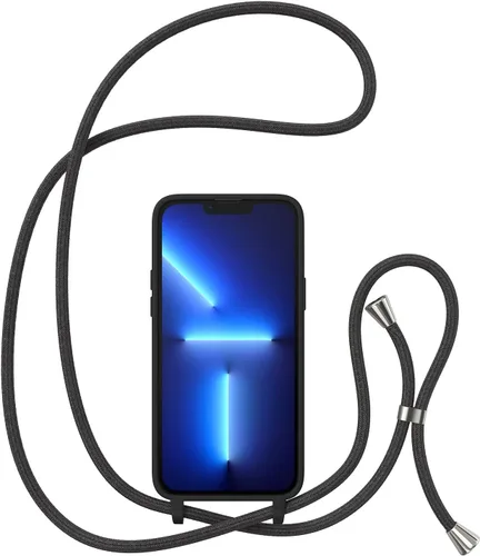 Miniatura 7 de ZTOFERA Funda cruzada para iPhone 14 Pro Max con correa de cordón, cuerda ajustable, funda suave de silicona líquida para iPhone 14 Pro Max de 6.7