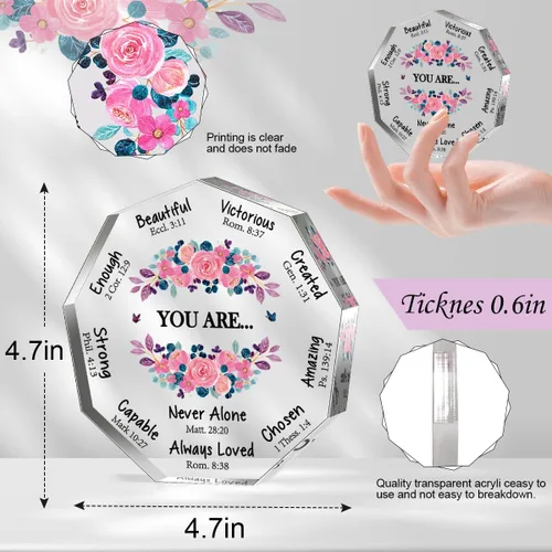 Miniatura 3 de Regalos cristianos para mujeres, cumpleaños, Navidad, inspiración, regalos religiosos, pastor católico espiritual, esposa, regalo de agradecimiento