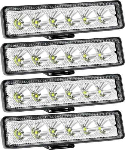 Miniatura 9 de Willpower 1 pieza 18W 15 cm LED Luz de Trabajo Luz de Foco Barra de Luz LED de Fila Única 12V 24V Super Delgada Luces de Conducción Todoterreno