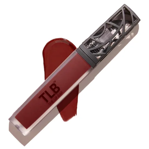 Miniatura 9 de The Lip Bar - Lápiz labial líquido mate sin parar, Volver a lo negro (negro) - Alto pigmento - Una pasada - De larga duración - Aceite de jojoba