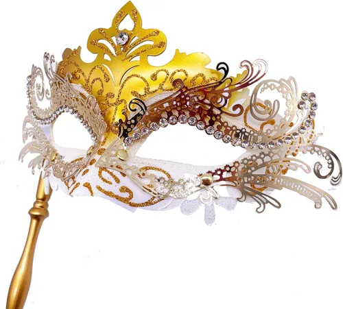 Miniatura 6 de Máscara veneciana para mujeres y hombres, para fiesta de disfraces, baile de graduación, Halloween, Mardi Gras