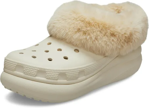 Miniatura 9 de Crocs Zapato clásico unisex con forro Furever Crush para adultos Cerezo oscuro
