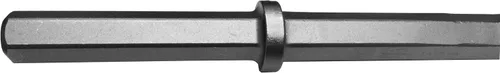 Miniatura 3 de Champion Chisel, herramienta de buje de acero con vástago hexagonal de 1-1/8 x 6 pulgadas, 16 dientes de acero, diseñada para martillos neumáticos