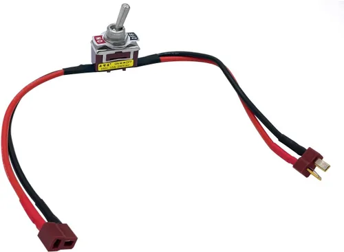 Miniatura 3 de Interruptor eléctrico de encendido y apagado de corriente grande con enchufe en T para RC modelo avión dron coche ESC batería