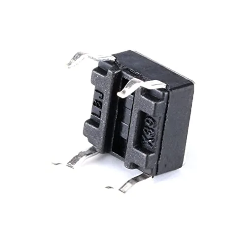 Miniatura 3 de 100 unids/lote 0.236x0.236x0.197 in 4PIN táctil táctil micro interruptor botón táctil botón de reinicio automático 26.181 in teclas enchufables