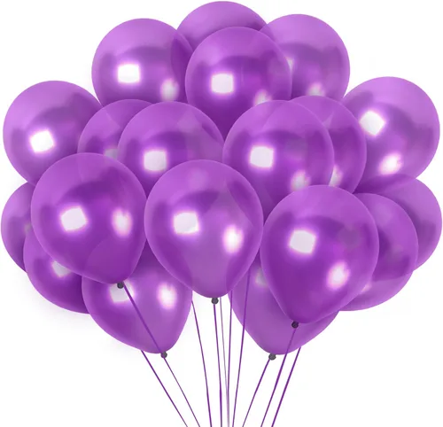 Miniatura 11 de Treasures - Globos metálicos de un solo color Amarillo claro