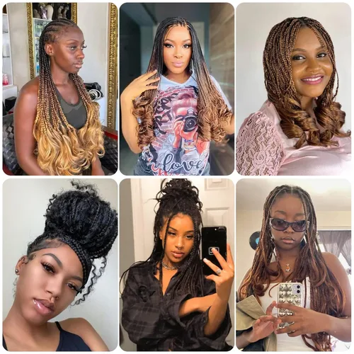 Miniatura 3 de Cabello rizado francés para trenzar de 12 pulgadas, 8 paquetes de cabello rizado preestirado para trenzas de caja, rizos franceses, trenzas