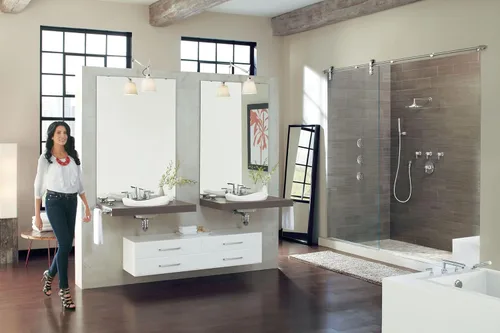 Miniatura 11 de Moen TS43002 Arris - Kit de ajuste de grifo de baño moderno de 8.0 in (8.0 in), requiere válvula, cromado