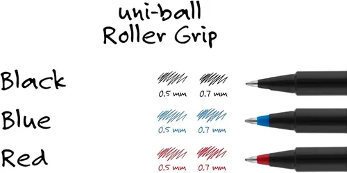 Miniatura 6 de uni-ball Bolígrafo de bola de rodillo de lujo, impermeable, tinta roja, micro