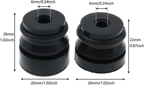 Miniatura 2 de 5 piezas de almohadilla de goma de amortiguación para motosierra anular bloque de amortiguación de goma para motosierra de gasolina