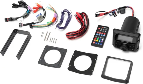 Miniatura 6 de SoundExtreme de ECOXGEAR Receptor estéreo marino AM/FM 200-Watt impermeable Bluetooth para deportes acuáticos con controlador LED de 4 zonas