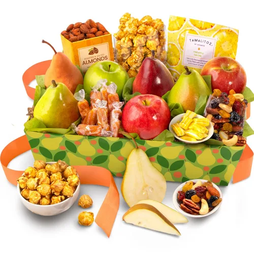 Miniatura 16 de A Gift Inside Get Well Soon Orchard Delight Fruta y Gourmet - Canasta de Regalo