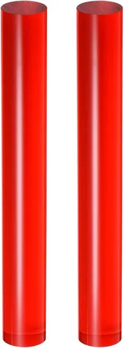 Miniatura 13 de HARFINGTON 2 rodillos de arcilla acrílica de 7.28 x 1 pulgadas, rodillo de tubo redondo de plástico antiadherente sólido para moldear, esculpir, Azul