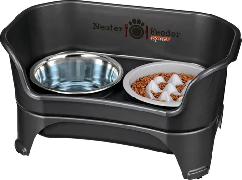 Miniatura 10 de Neater Feeder Express Cuencos para perros a prueba de desorden, elevados para razas de tamaño mediano a grande, cuenco de comida para perros sin
