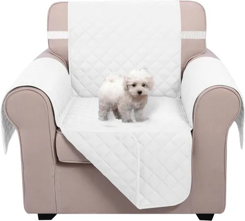 Miniatura 137 de U-NICE HOME Funda de sofá reversible para perros con correas elásticas, resistente al agua, protector de muebles para mascotas, funda de sofá