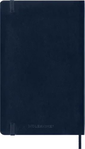 Miniatura 3 de Moleskine - Cuaderno clásico, tapa blanda, tamaño L (5 x 8.25 pulgadas), liso/en blanco, azul zafiro, 192 páginas
