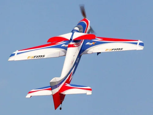 Miniatura 3 de Fms Aviones RC para adultos, avión F3A Olympus RC de 55.118 in (55.1 pulgadas) Envergadura de 4 canales acrobático 3D RC Hobby Rc aviones PNP