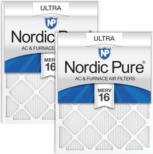 Miniatura 15 de Nordic Pure Filtros de aire para horno MERV 6 de 18 x 25 x 1 pulgadas (tamaño real: 17 1/2 x 24 1/2 x 3/4), color verde poliéster MERV 6, reduce
