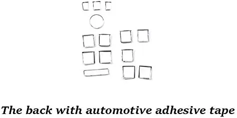 Miniatura 7 de Etiqueta engomada del botón de elevación de cristal de la ventana del coche para Mercedes Benz A/B/C (W204)/E (W212)/GLA/CLA/GLK/GL/ML/GLE Clase
