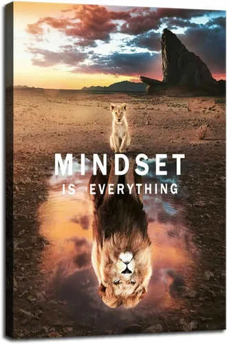 Miniatura 43 de WYJZDZQ8 Lienzo inspirador para la oficina, póster de arte de pared, cuadros motivacionales, lienzo con texto en inglés "How To Be Mentally Strong