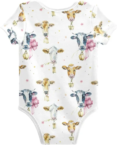 Miniatura 2 de vvfelixl Body para bebé niña Llama Alpaca Cactus Manga Corta Algodón Ropa de Bebé Para Niñas 0-24 Meses Negro