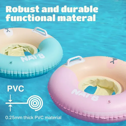 Miniatura 7 de NAI-B - Flotador de natación para bebé, anillo inflable de piscina con asiento, anillo flotante para entrenamiento de natación para niños de 2 a 5