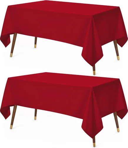 Miniatura 43 de Utopia Kitchen Mantel rectangular, 1 paquete, mantel lavable a máquina, mantel de poliéster para comedor, fiestas de bufé, pícnics, eventos, bodas