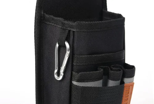 Miniatura 6 de VIDAR TOOLS Pequeña bolsa de herramientas con clip para cinturón, bolsas para cinturón de herramientas, bolsa de herramientas de electricista. Mini