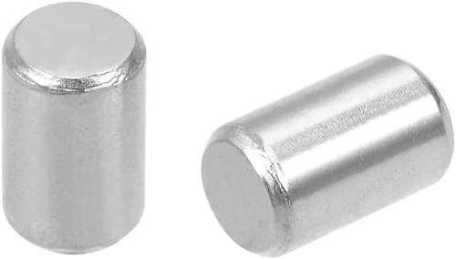 Miniatura 11 de uxcell 20 clavijas de acero inoxidable 304 de 0.118 in x 0.984 in para litera de madera, pasadores de estante, estantes de soporte, color plateado