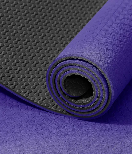 Miniatura 2 de IUGA Tapete de yoga antideslizante y antidesgarros, ecológico, tapete de yoga caliente, tapete grueso para entrenamiento y ejercicio para yoga