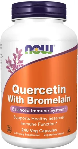 Miniatura 4 de Now Foods Quercetina con bromelina, 120 CT
